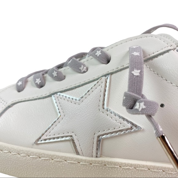 NEW Vintage Havana Bianca Sneakers White Silver - Picture 13 of 14